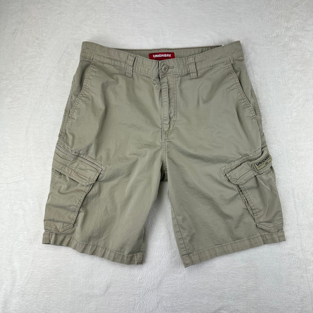 Unionbay Cargo‎ Shorts Mens Regular 36 Khaki Tan Utility Gorpcore Cotton Blend